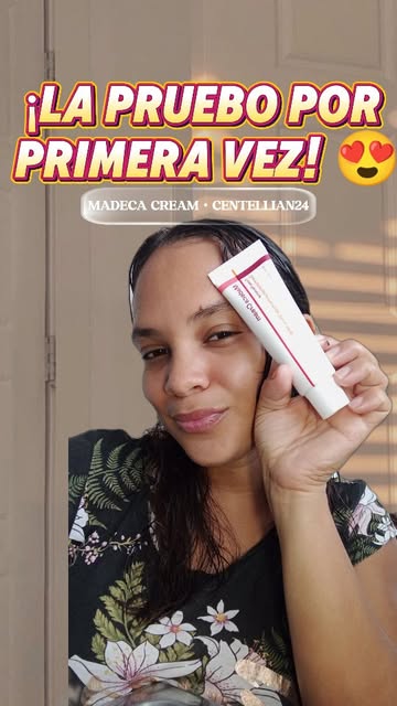 ¡Primera vez probando la Madeca Cream de @centellian24 ! 💗✨ Esta cremita llegó como regalo de la marca y hoy por fin...