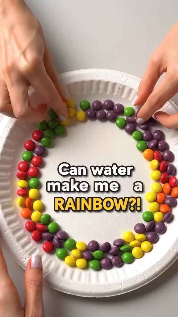 Rainbow plate