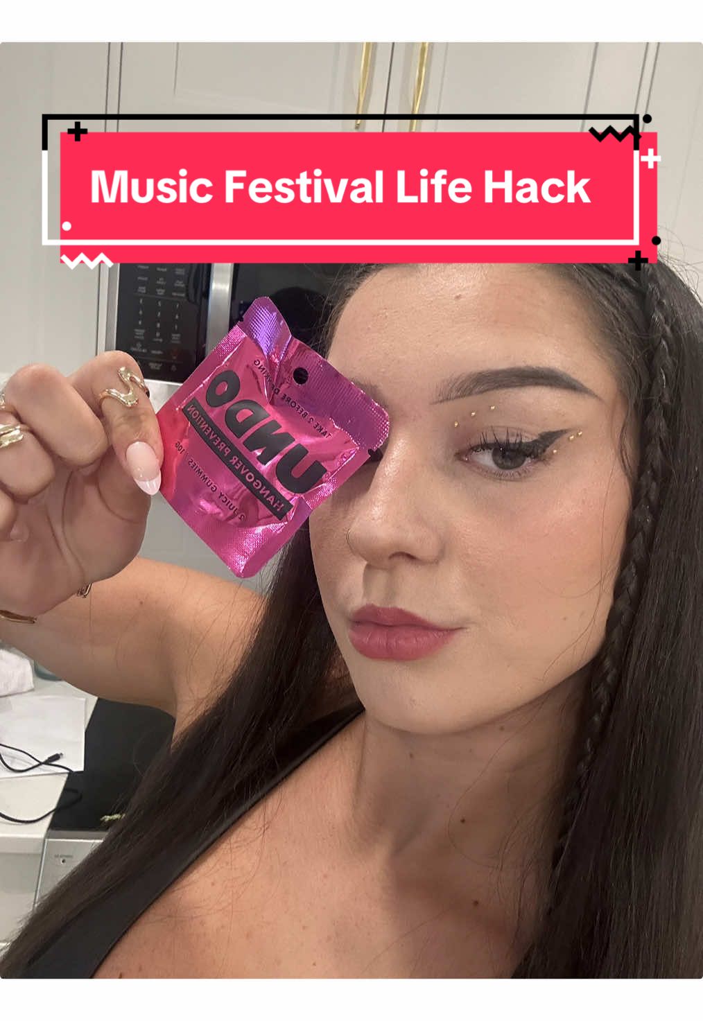 My BEST hack for festivals and benders #undogummies #undo #festival #musicfestival #rave #musicfestivalhacks #music #...