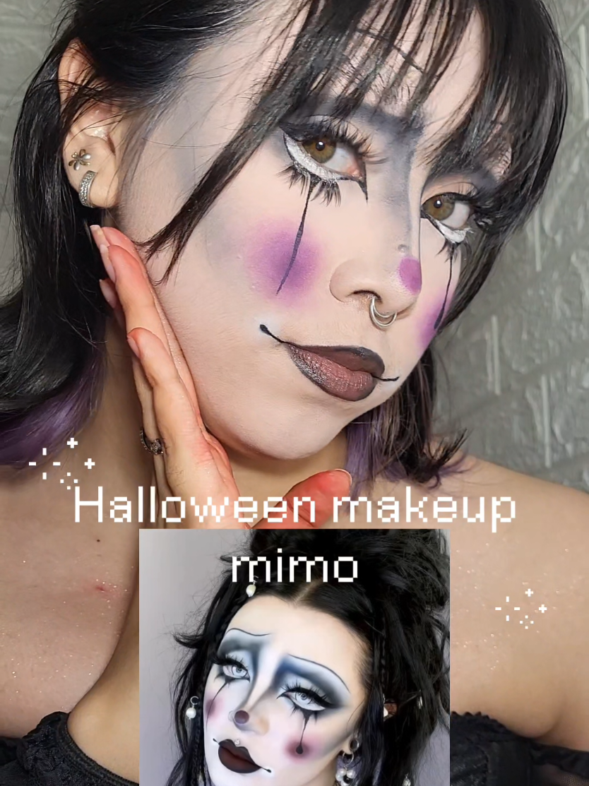 tengo q mejorar el como taparme las cejas jajajajaja #maquillaje #makeup #makeuphalloween #halloween #tutorial