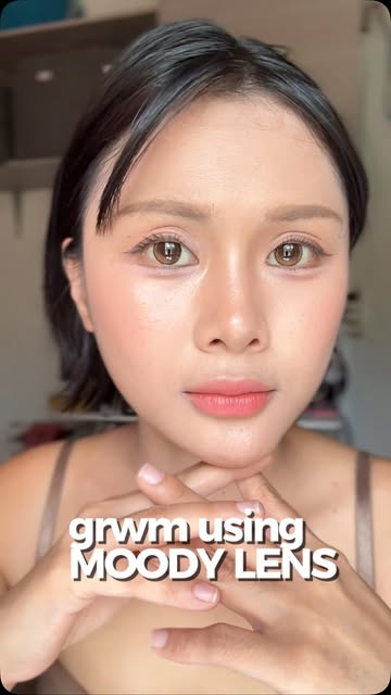 looking for natural highlighted brown contact lenses without shifting? check this @moodylenses_official #moodylenses...