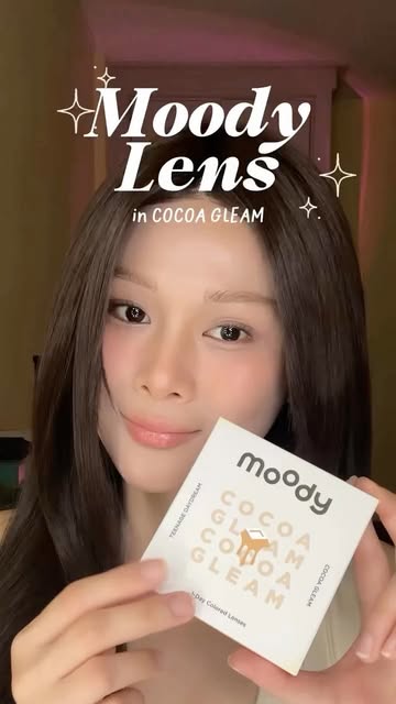 Elevate your soft girl vibes with these gorgeous brown contact lenses from @moodylenses_official 🤎! Use code KHINSAY...
