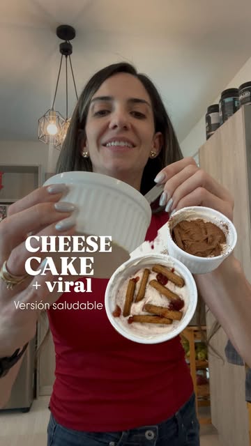 APROBADO ✅✅ no es fake, en verdad sabe bassssssstaaaaante parecido a un cheesecake👌🏻 Si puede ser un snack saludabl...