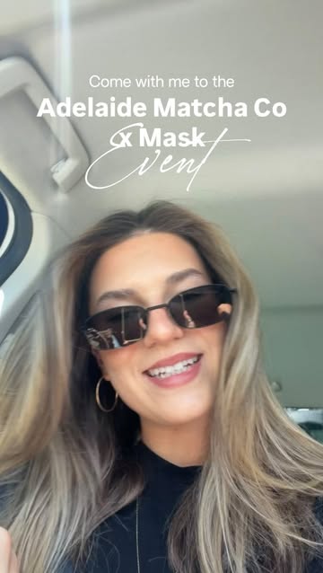 Had the BEST time ever! ✨ Thank you so much for having me, @adelaide.matcha.co & @mask_co. Such a cute afternoon! 🤍...