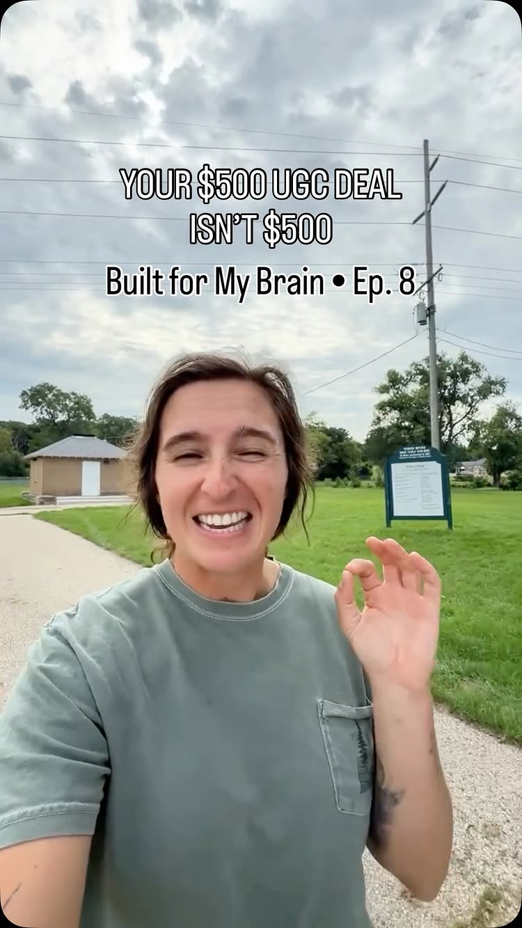 That $500 UGC deal isn’t actually $500 🫠 One thing I was NOT prepared for as a UGC creator and a freelancer in gener...