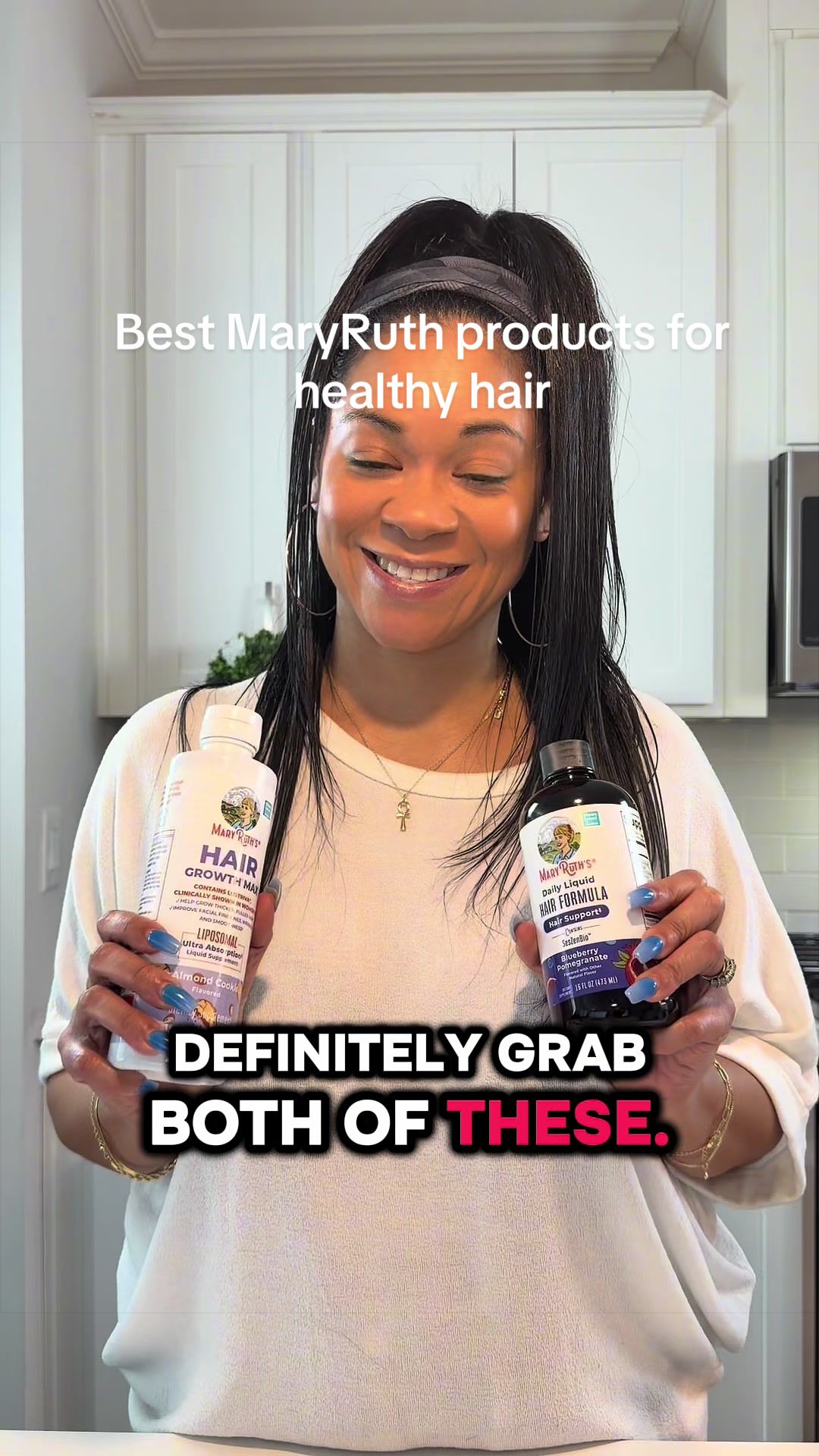 My honest 1-month review on this hair routine. I’ve been seeing less hair fall in the shower and my hair feels thicke...