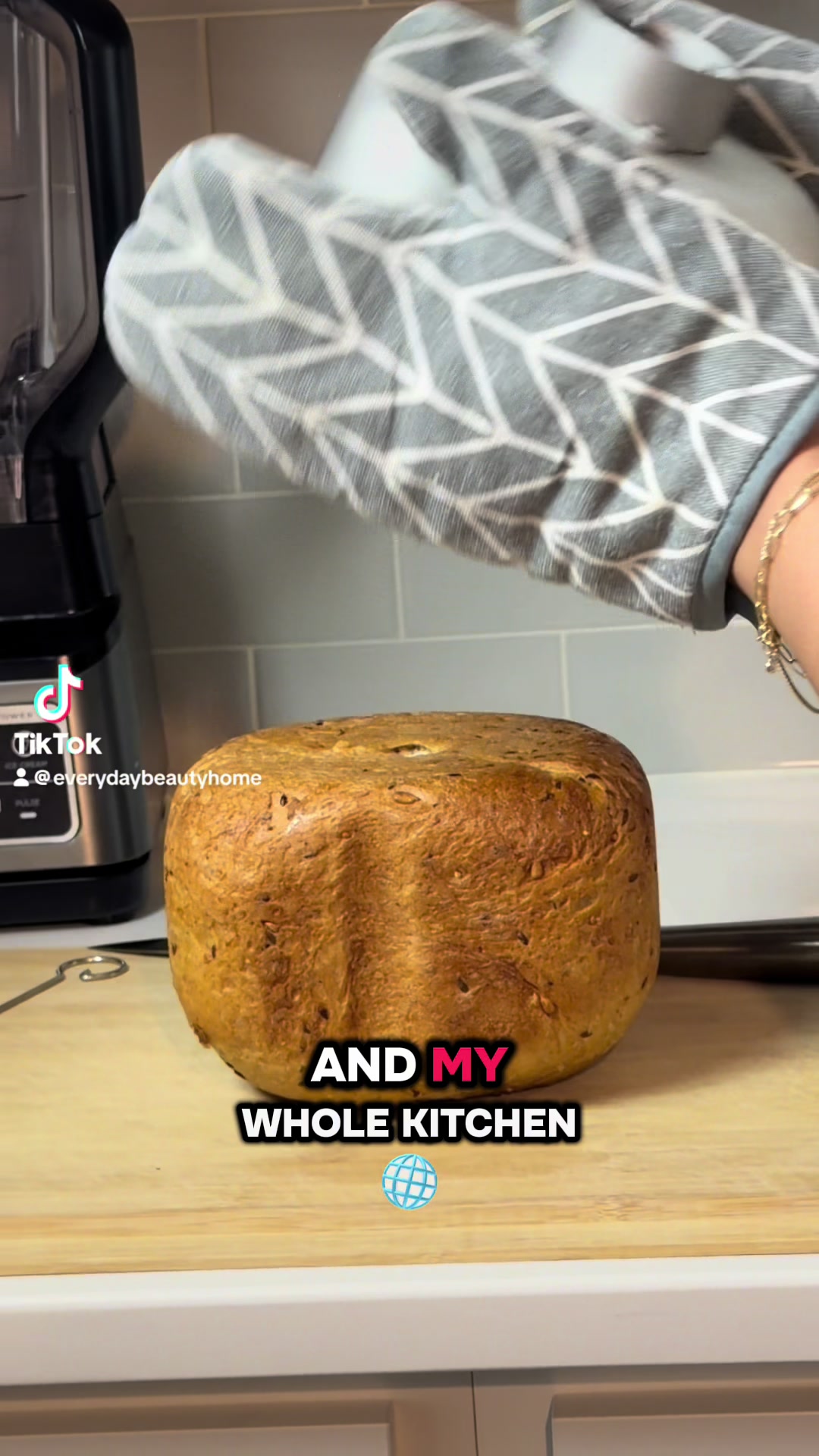 Making homemade bread has never been easier. This electric bread maker mixes, kneads, rises, and bakes perfect bread...