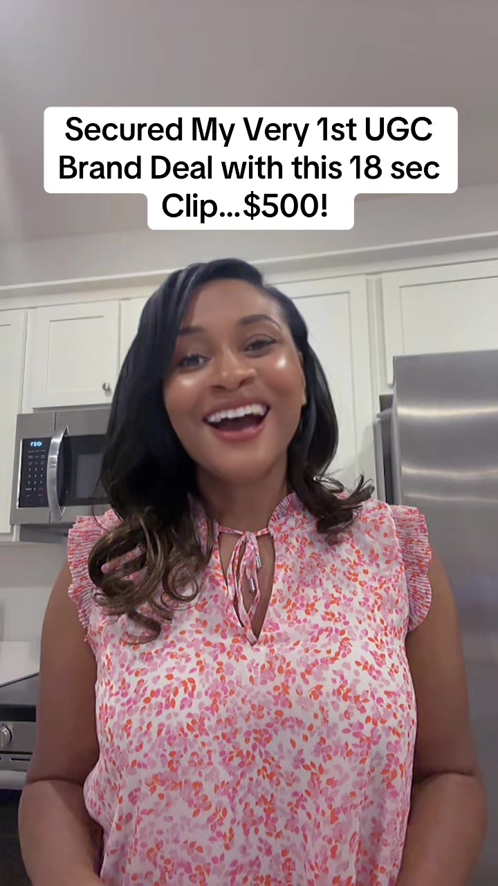 Landed my first UGC brand deal! #ugc #ugccreator #ugcbeginner #contentcreator #fyp