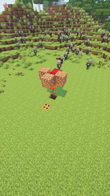 Minecraft Raid Farm Tutorial Step by Step #minecraft #minecraftbuilding