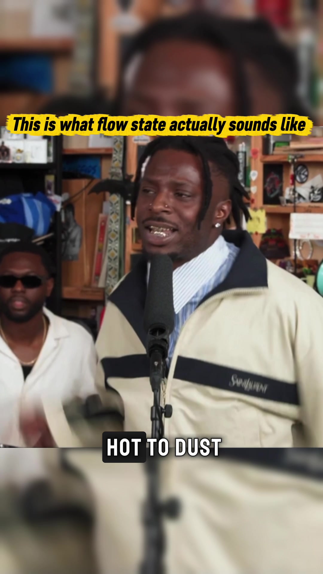 this is what flow state actually sounds like 🤟🧨Isaiah Rashad @nprmusic #IsaiahRashad #TinyDesk #MOM #HipHop #TDE