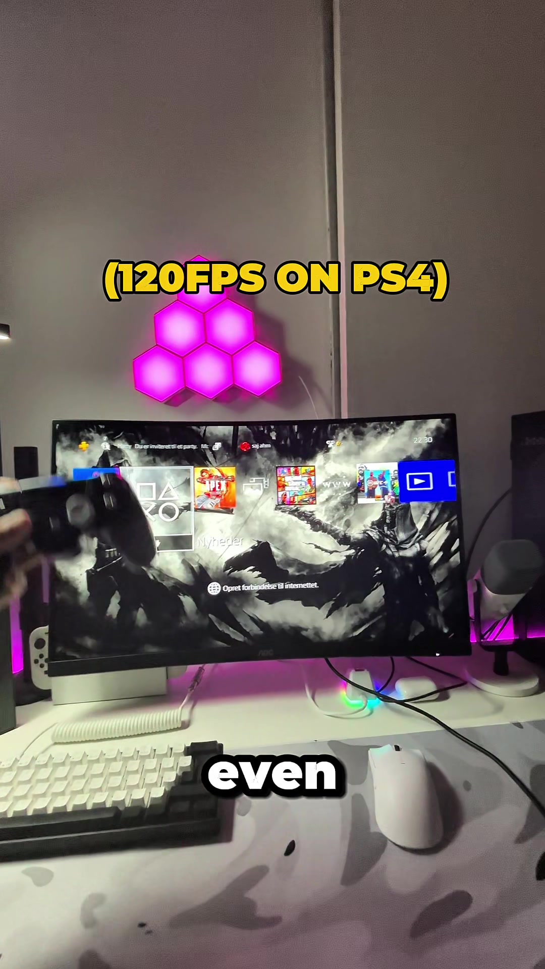 Ps4 tips and tricks I wish I knew way sooner (How to get 120fps on a ps4)#ps4 #gaming #fyp #120fps