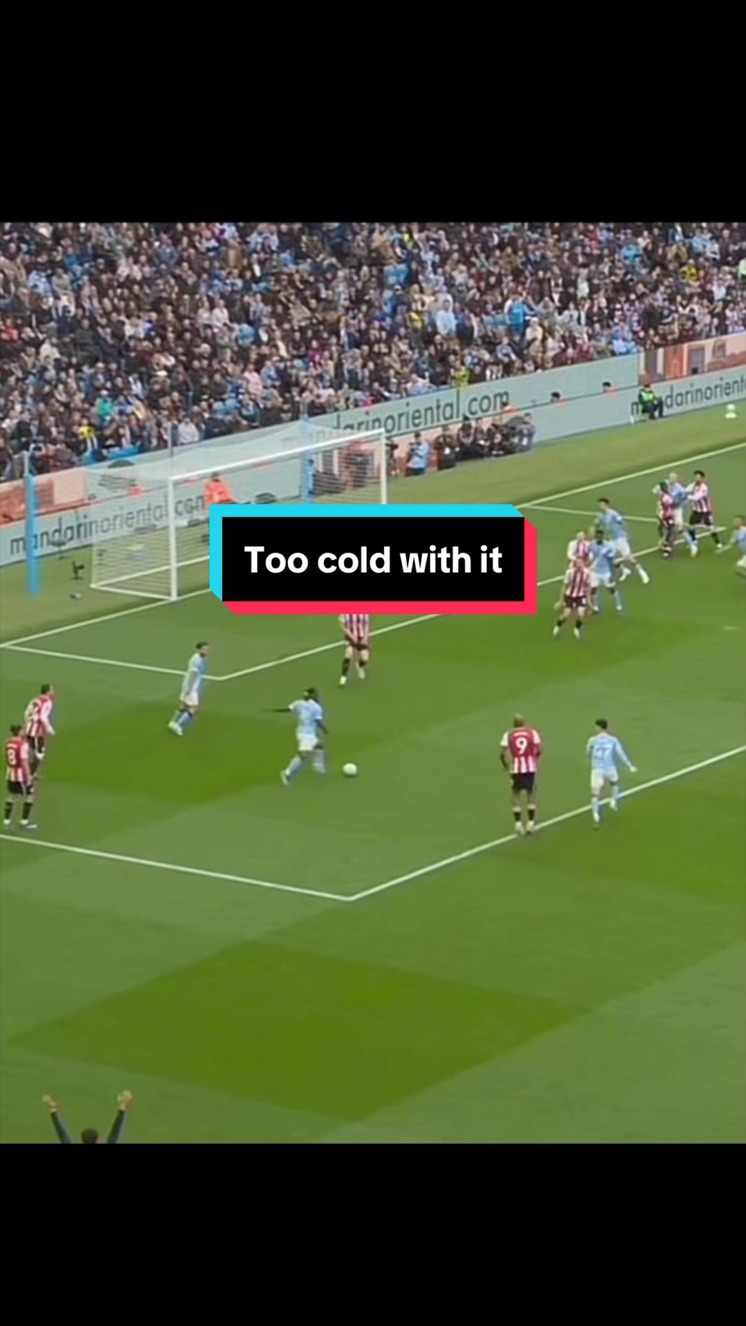 Doku finesse shot vs Brentford 🥶@Jeremy Doku #pl#finnese #man city