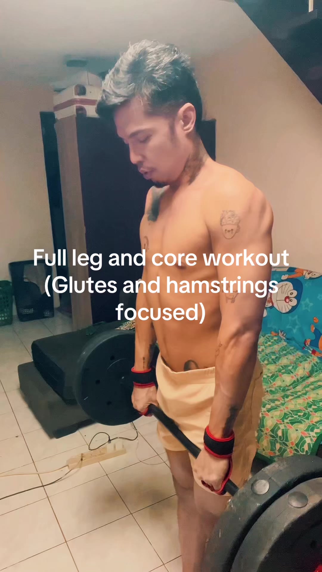 Full leg and core workout (Glutes and hamstrings focused) #workout #homeworkout #workoutmotivation #legs #core