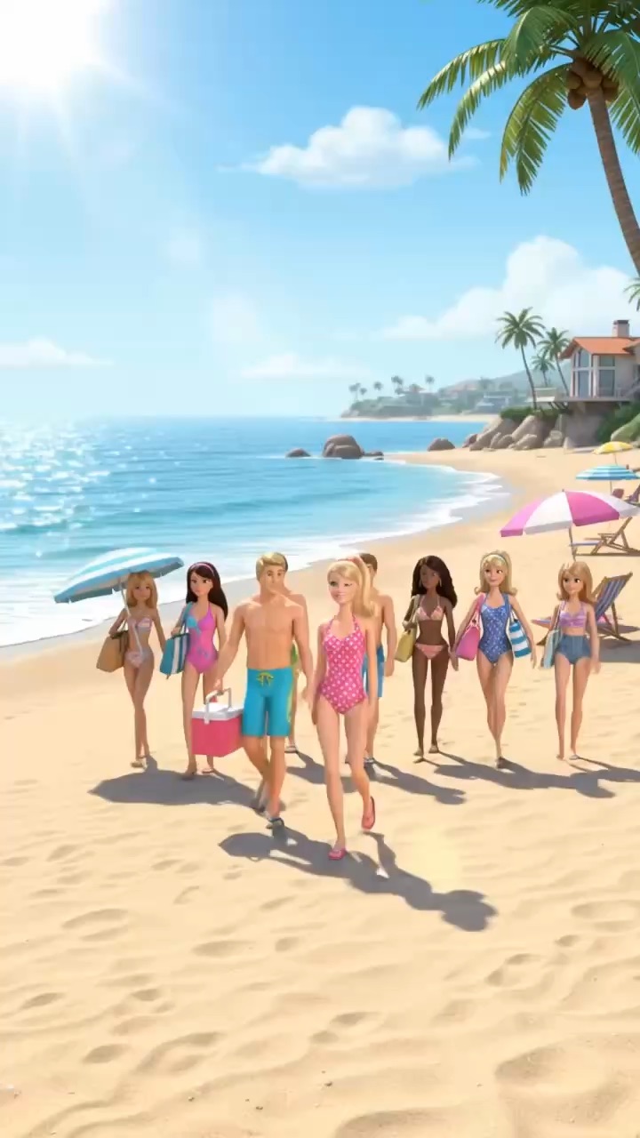 Barbie And Friends Beach Trip