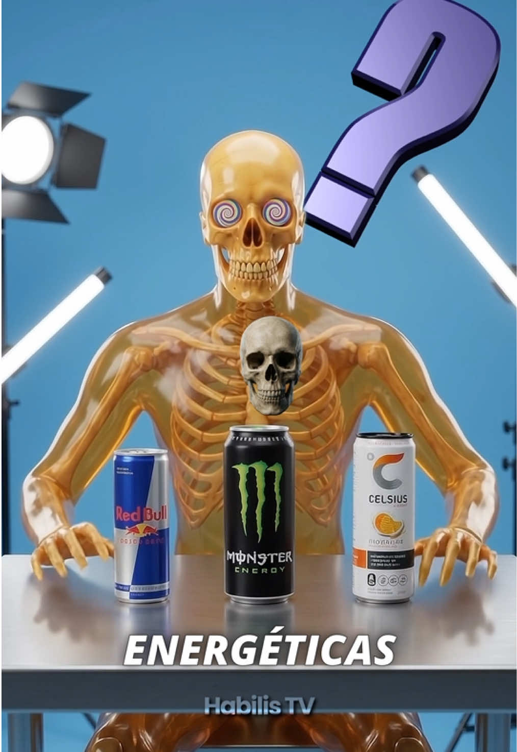 Cuál de estas bebidas energéticas es peor para tu cuerpo? #datoscuriosos #energydrinks #redbull #monster #celsius