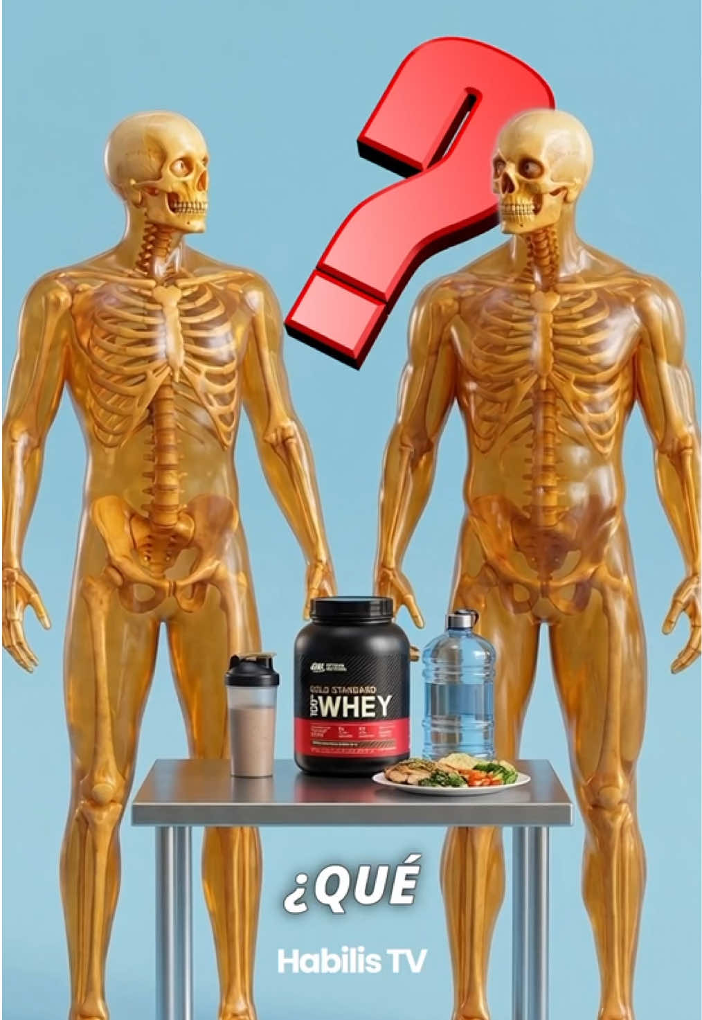 Qué pasa si consumes proteína en polvo durante 30 días? #datoscuriosos #proteina #suplementos #gym #salud