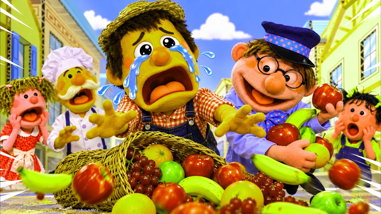 The Muffin Man vs The Fruit Stand Man | Funny Remix | Gamavision Csupo Effects #littlebabybum #funnyremix #animation...