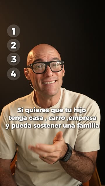 Si quieres que tu hijo tenga casa, carro, empresa y pueda sostener una familia… enséñale estas 4 reglas. Recordatorio...