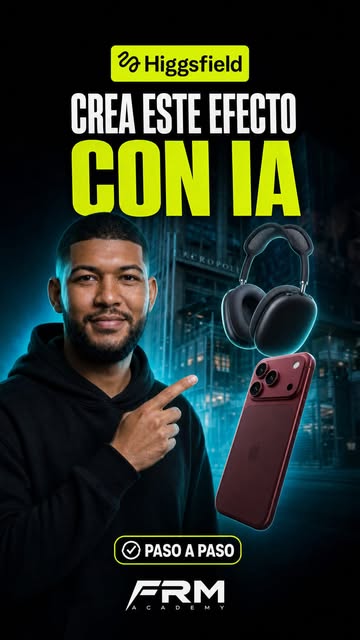 ¿Quieres aprender a crear este efecto con IA? 🤯📱 En este reel te enseño paso a paso cómo usar el efecto «Caída flot...
