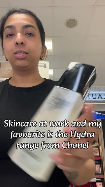 This is skincare at work before gym sessions Love the Hydra Beauty Range by @Chanel beauty