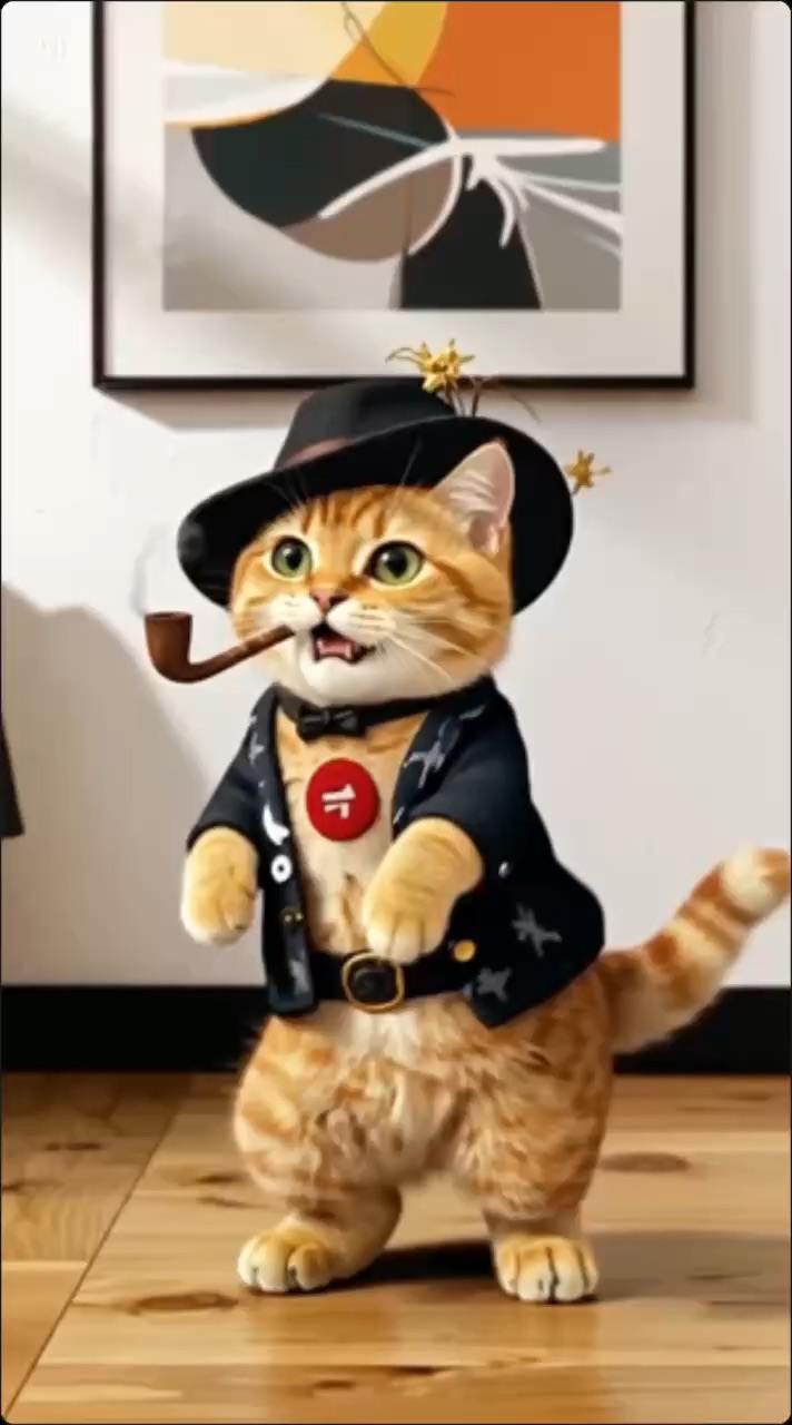 Cool dancing cat 😸