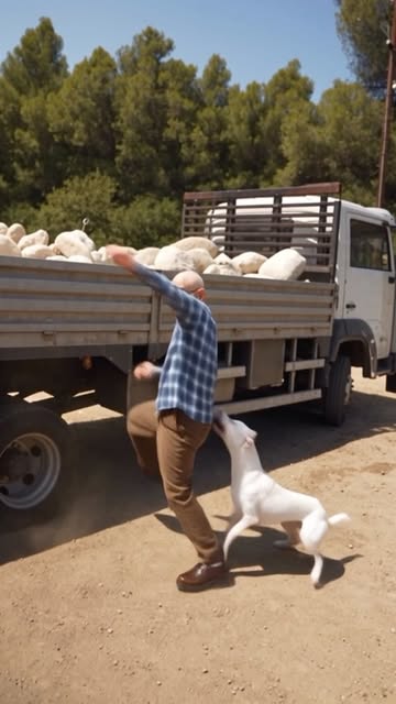 A simple day in farm #viralvideos #dog made with @higgsfield.ai