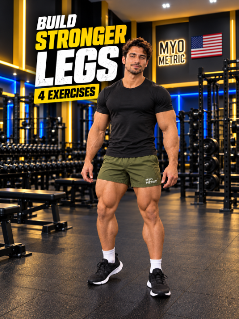 Build Stronger Legs: 4 Exercises for Quads, Hamstrings & Calves 🦵 #LegWorkout #LegDay #LegPress #HamstringWorkout #S...