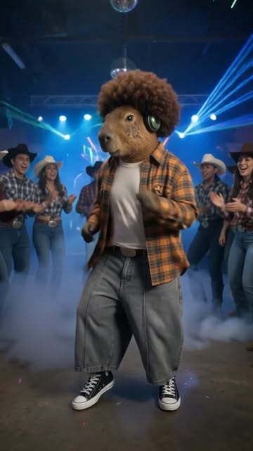 #dancechallenge #capybaravibes #freestyledance #groovy #foryoupage❤️😍