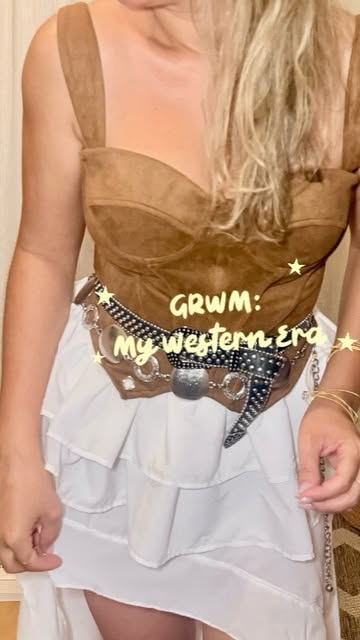 GRWM My Western era 🌾🤎 #grwm #western