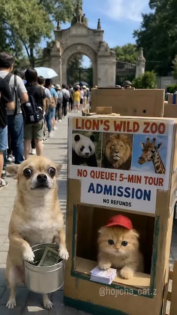 Fast pass to the zoo 🦁 made with @higgsfield.ai #lionandchi