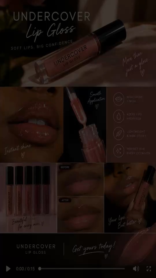 Undercover lipgloss