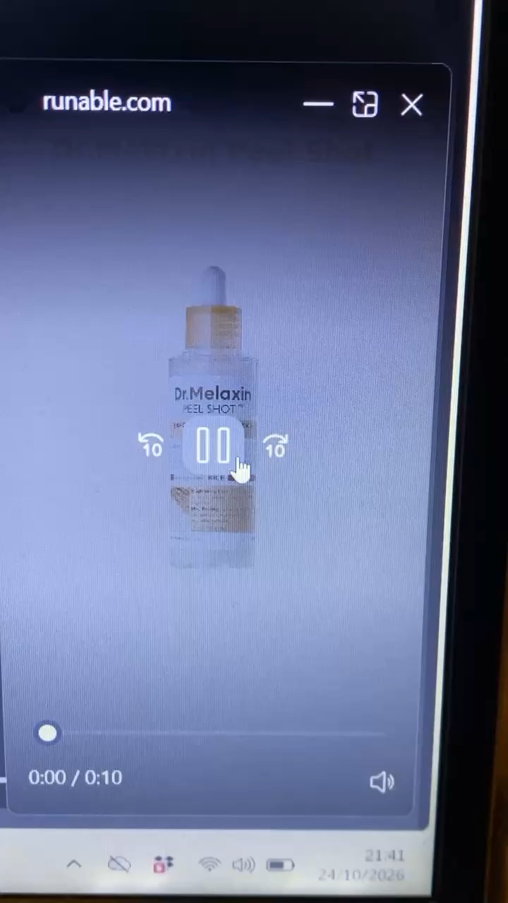 Dr melanin peel shot