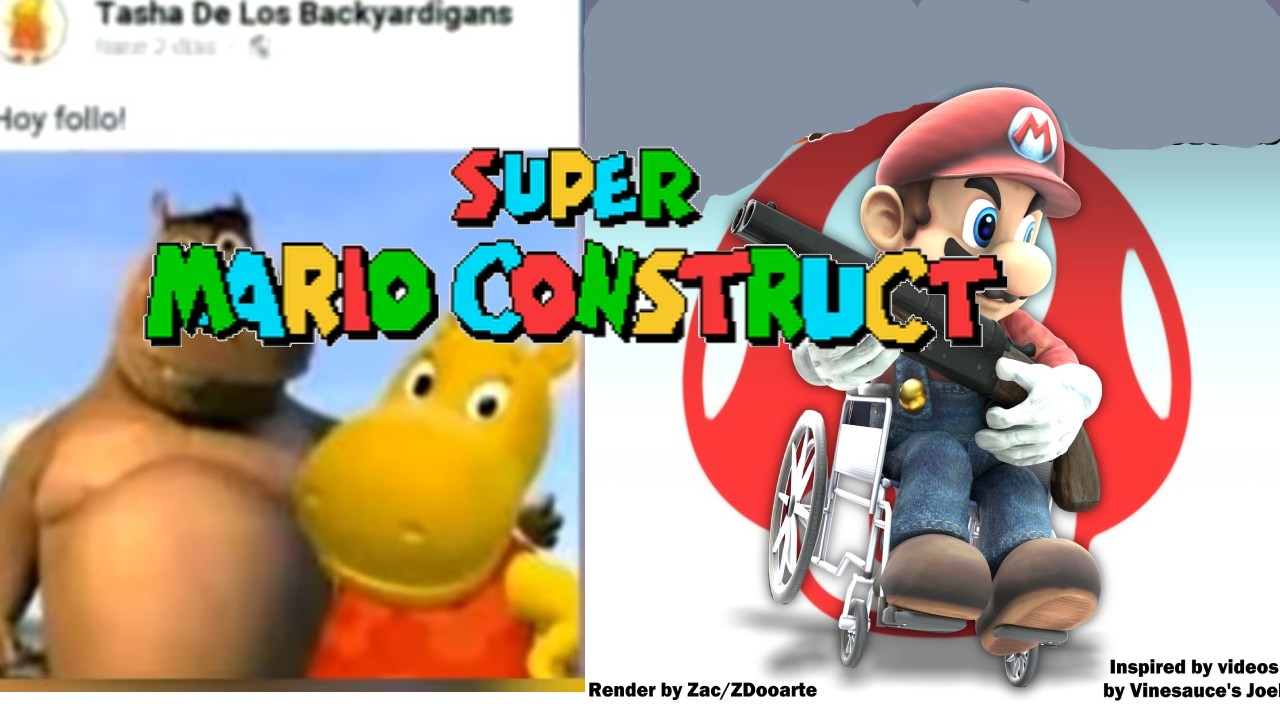 Super Mario Construct but with shit posts