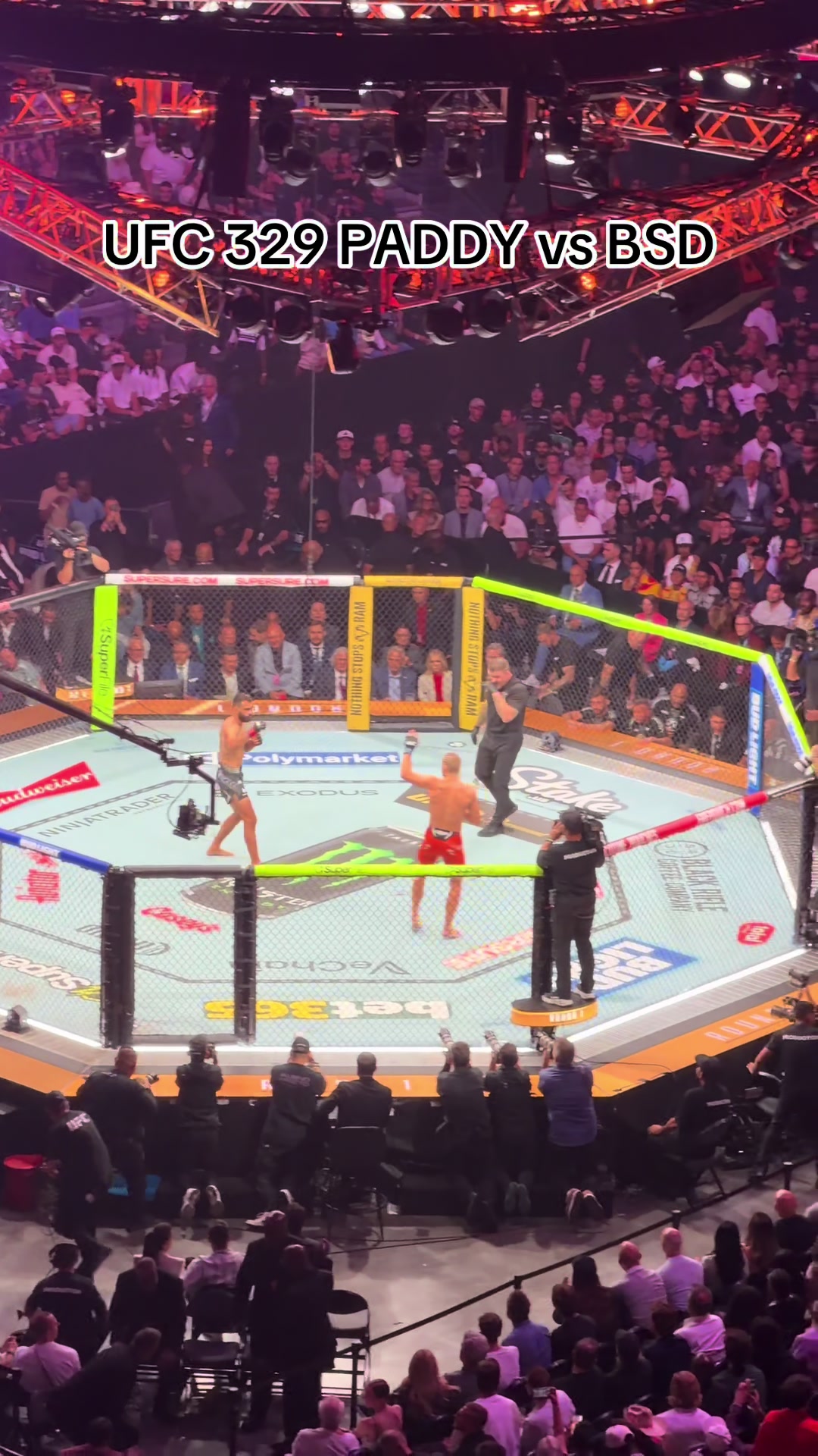 Pardon my excitement but what a crazy night! #paddypimblett #paddythebaddy #ufc329 #ufc #fights