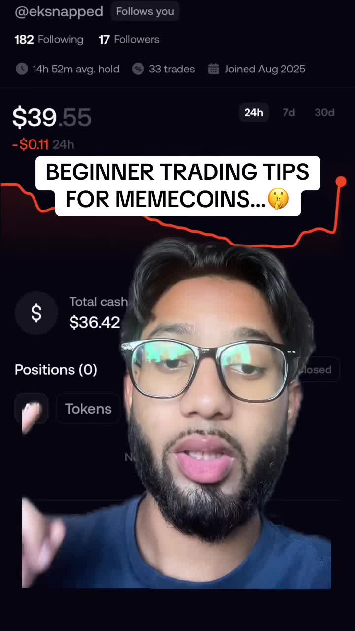 Got RUGGED while making the vid😭 #crypto #fypシ゚viral #memecoins #abcxyz #copytrading