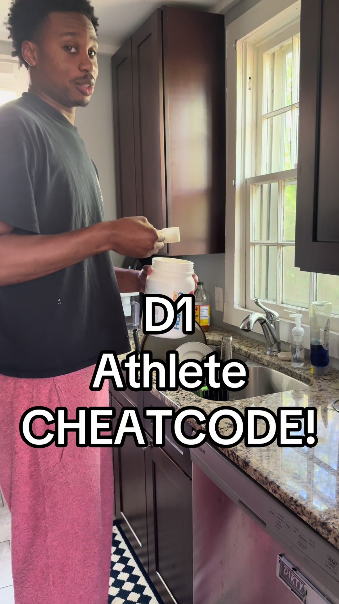 I’m never dry scooping protein again🤦🏾‍♂️#d1 #nutrition #gym #foodtiktok #protein