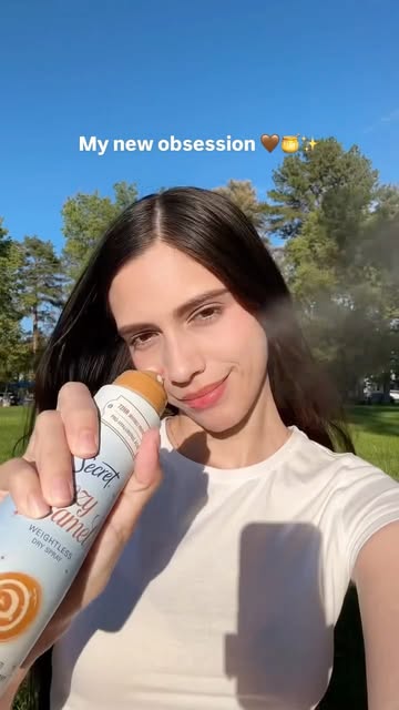 🙂‍↔️🤎🍯😍✨#beauty #secretdeodorant #beautifulday #girls @secretdeodorant