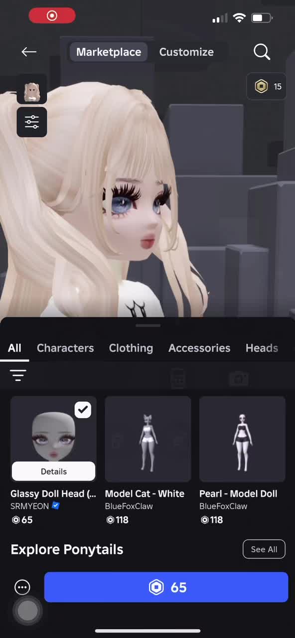 #glassydollhead #roblox #robloxgames #robloxfyp