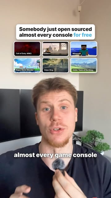 Comment GAMES and I’ll send you the GitHub repo 👇 You can run almost every game console on your laptop for free. Awe...