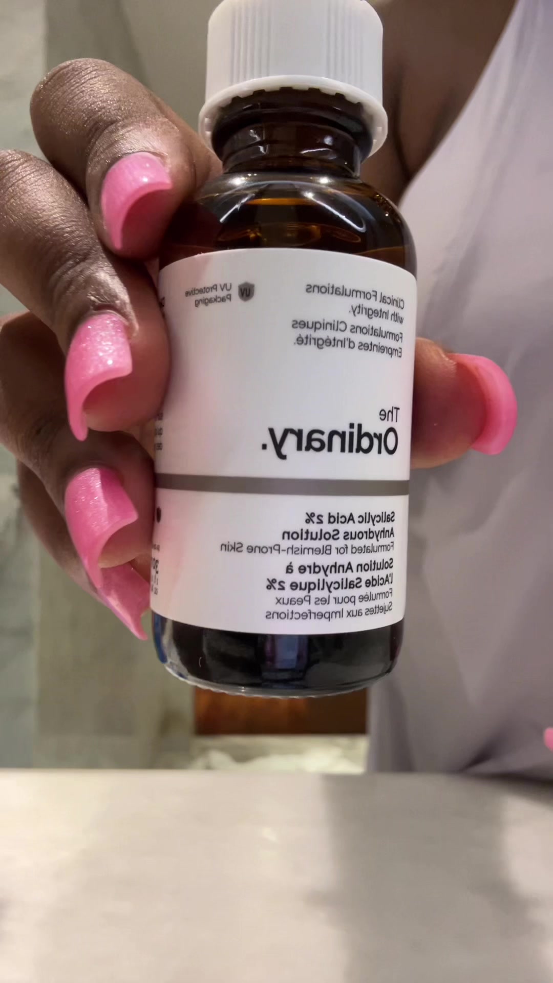 The Ordinary Salicylic acid 2% Anhydrous solution- apply once daily in the evening and make sure to follow up with a...