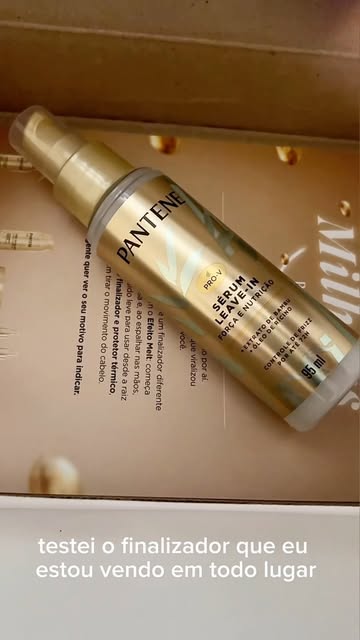 Testei o finalizador que tá em todo lugar no meu cabelo longo e cheio de volume 👀 @pantenebrasil #SérumPanteneBambu...