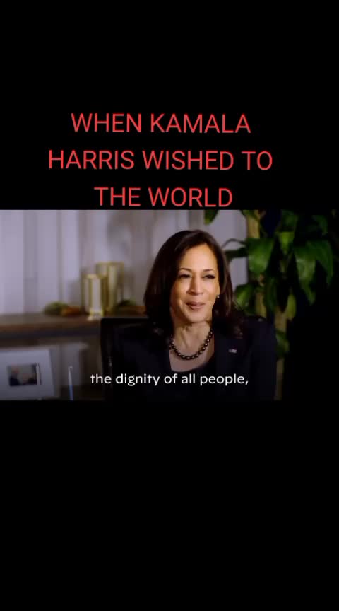 when kamala Harris wished the world...#kamalaharris #hanukka