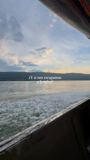 De esos planes que no se piensan tanto… solo se viven. 🤎 #Selva #Aventura #Escape #TravelReel #Perú