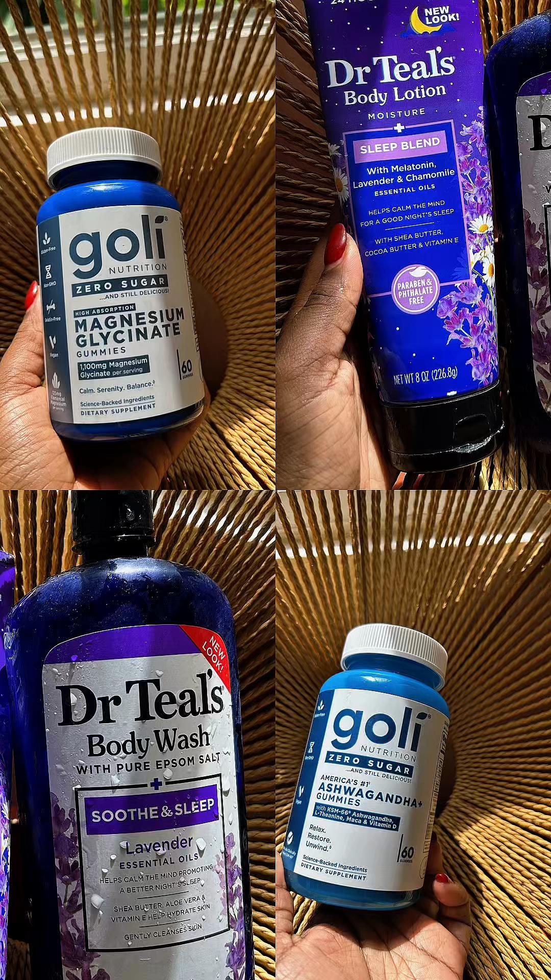 Mi momento favorito del día: una ducha con aroma a lavanda, Skincare y cerrar la noche con mis suplementos que me ayu...