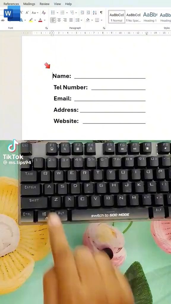 Keyboard shortcuts