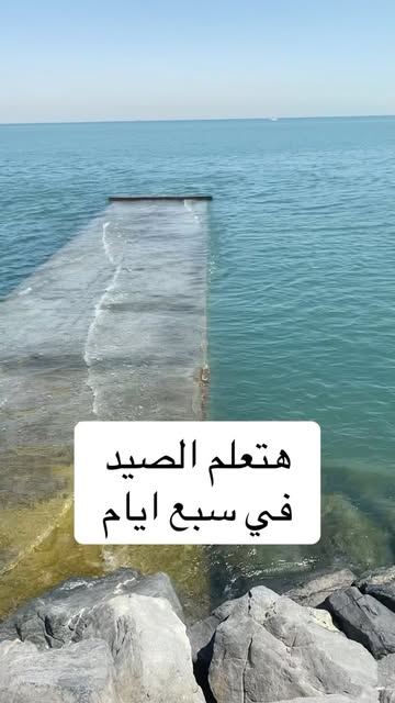 Day one of learning how to fish in salt water. النهارده جربنا نصطاد بالذرة وصدور الفراخ باستخدام صنارة لمدة ساعتين تق...