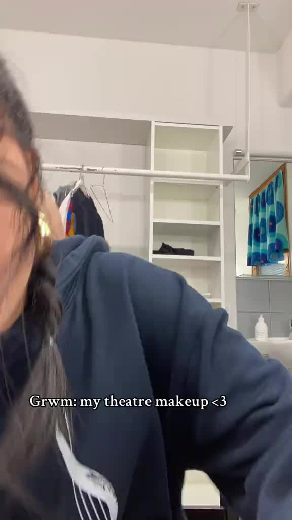 Makeup for @shed for our show last December <3 #theatre #grwm #fyp #makeup #backstage