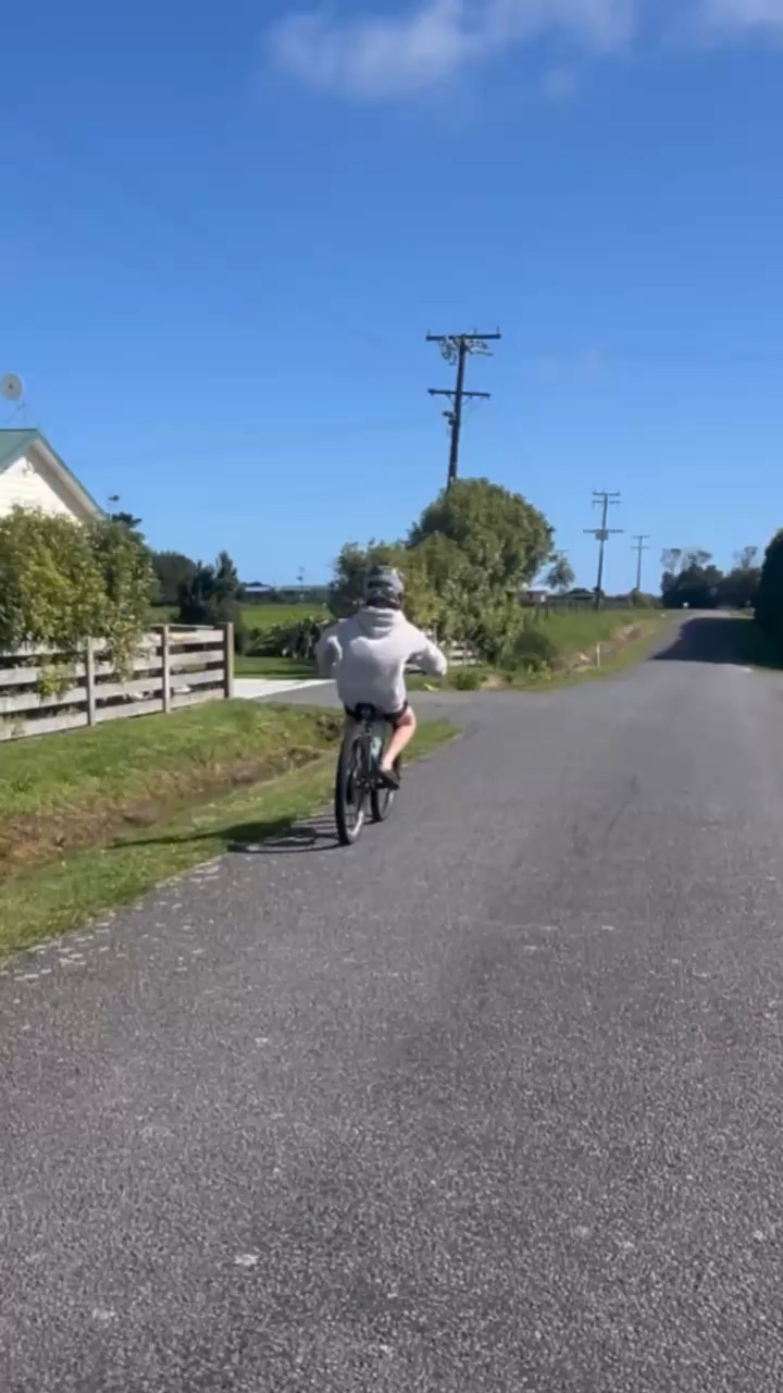 Doing some wheelies