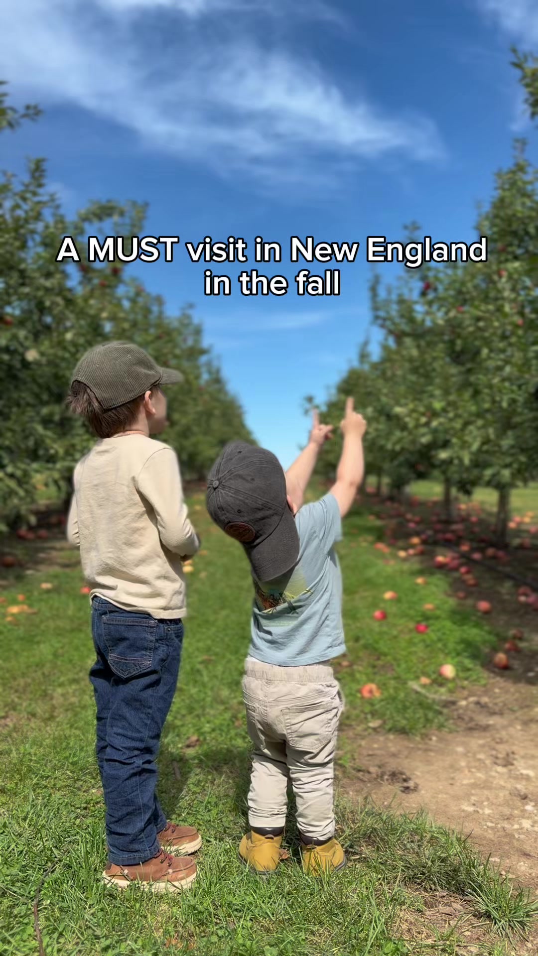 This place is definitely our yearly must-visit! #applepicking #newhampshire #newengland #fall #family