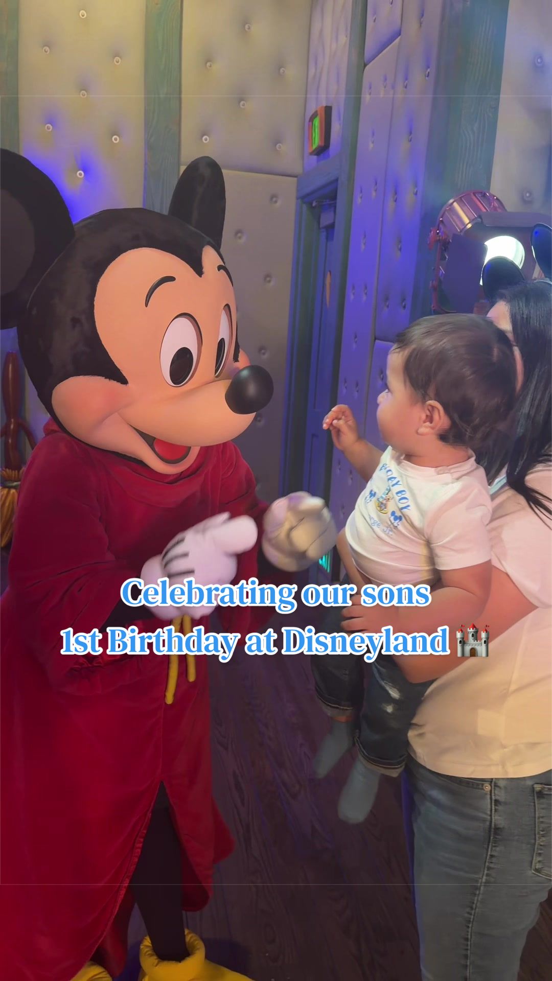 Celebrating our sons first birthday at Disneyland 🩵🎈 We had the most magical day!! He turned one and rode 3 rides,...